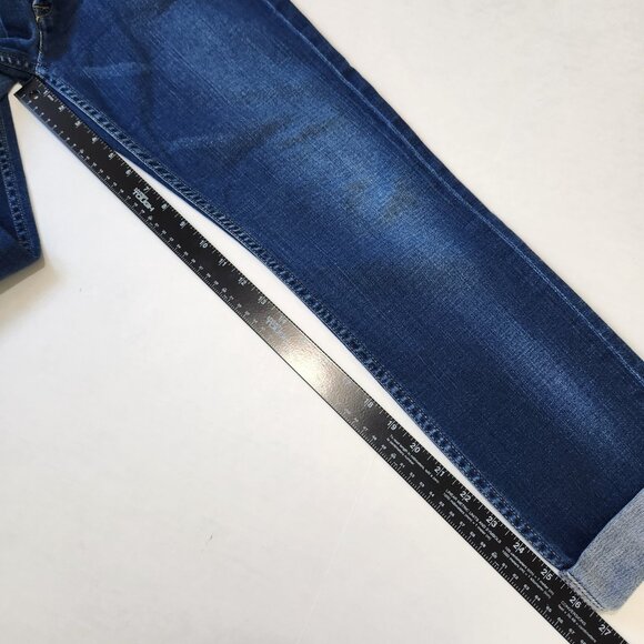 Hudson Jeans Bacara Cuffed Womens 28 Van Wash Low Rise Flap Pockets USA Made - Picture 6 of 10